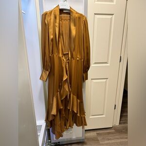 Zimmermann silk wrap dress